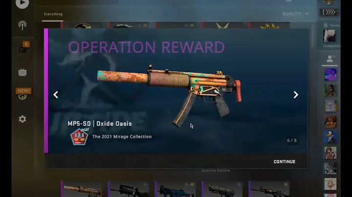 MP5 Oxide Oasis unboxing - Mirage Collection