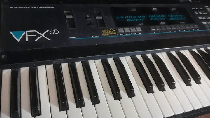 Ensoniq VFX SD (sound demonstration) HiQ sound