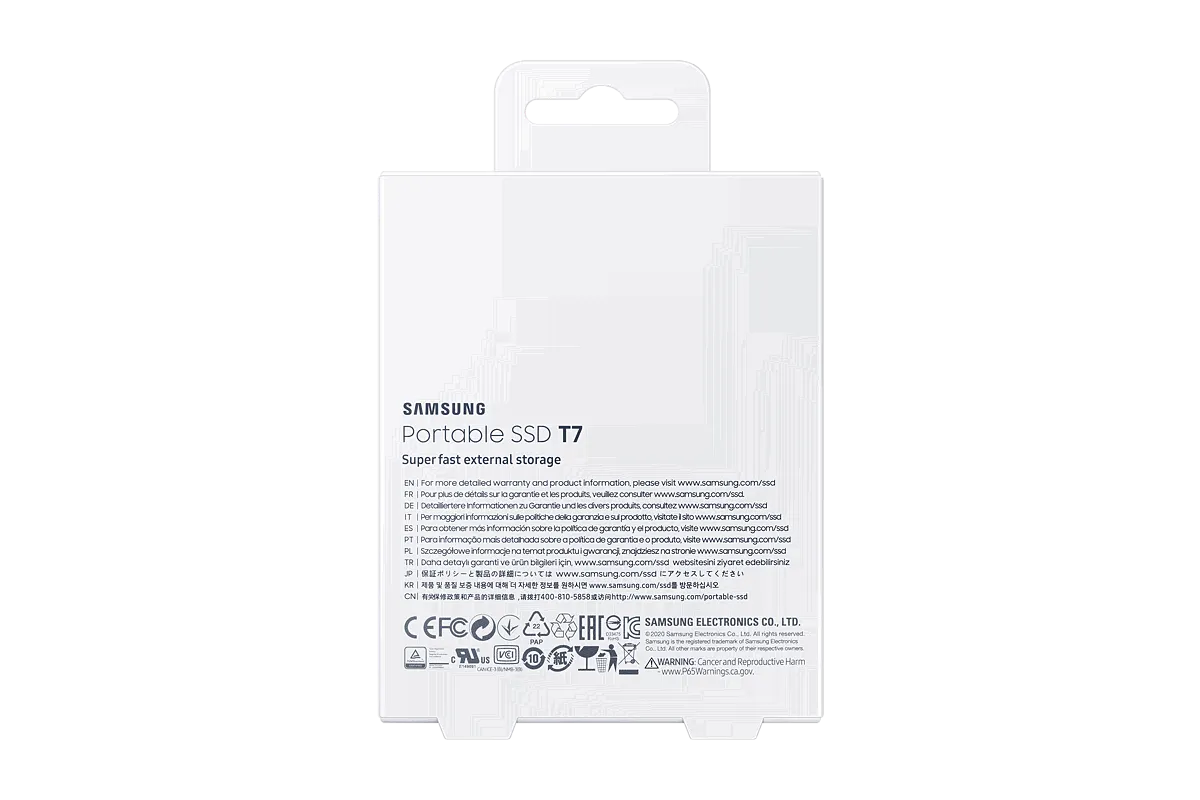 SSD накопитель Samsung T7 MU-PC1T0R 1 Тб, красный-1