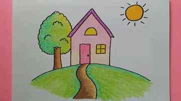 Cara Menggambar Rumah untuk Anak TK dan SD